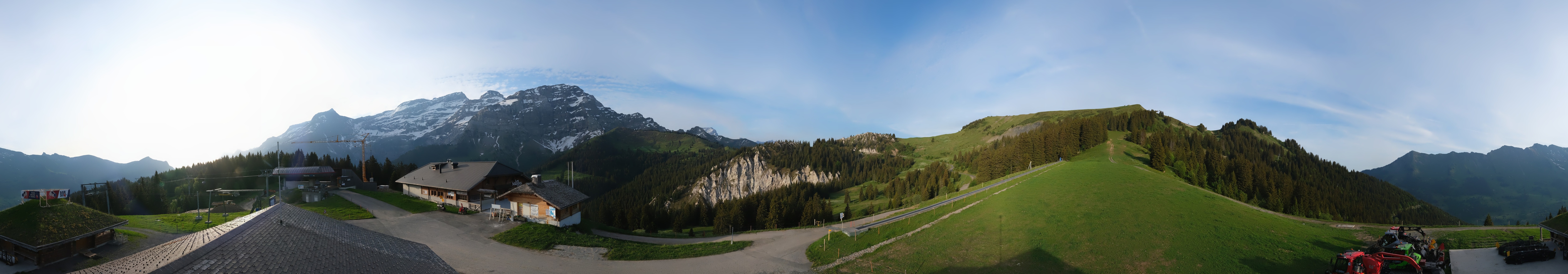 Archiv Foto Webcam Villars Gryon Diablerets Isenau Panorama