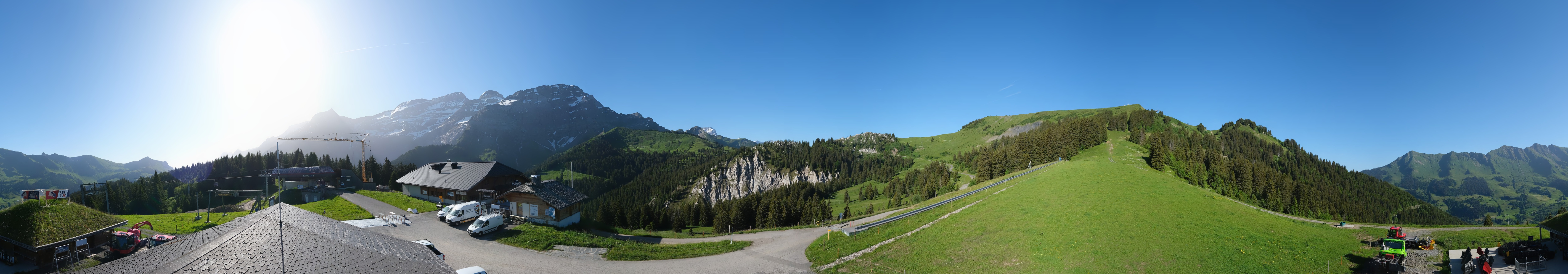Archived image Webcam Villars Gryon Diablerets Isenau Roundshot
