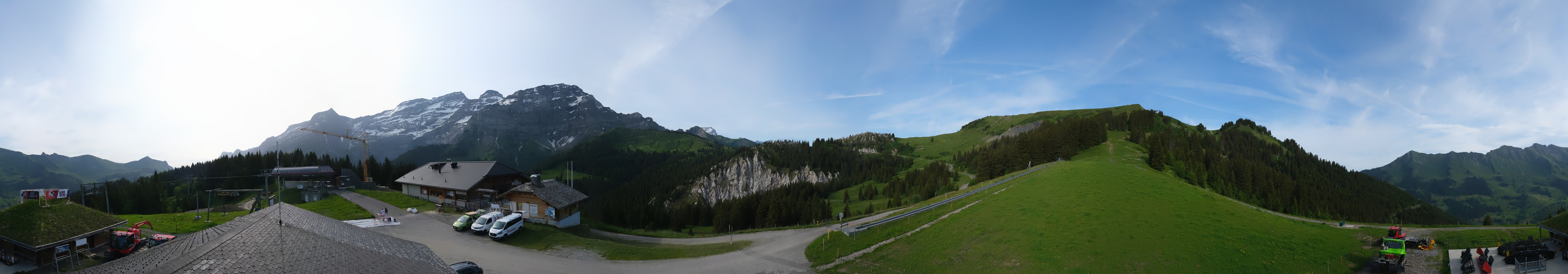 Archiv Foto Webcam Villars Gryon Diablerets Isenau Panorama