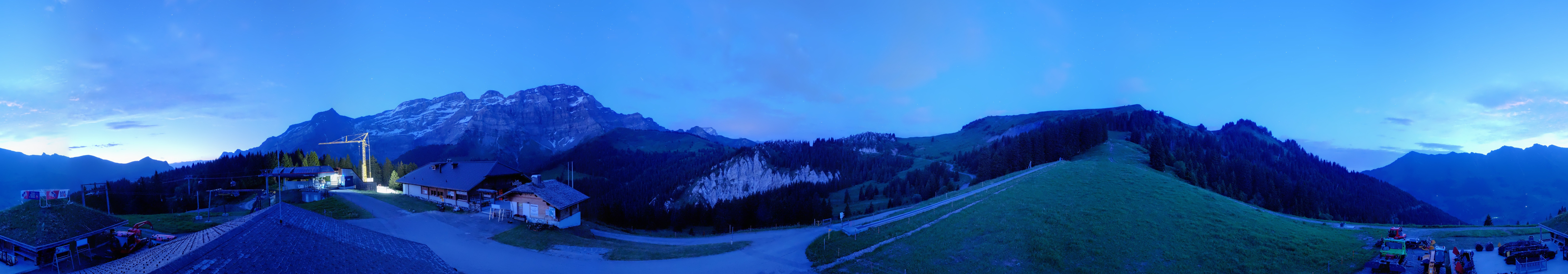 Archiv Foto Webcam Villars Gryon Diablerets Isenau Panorama