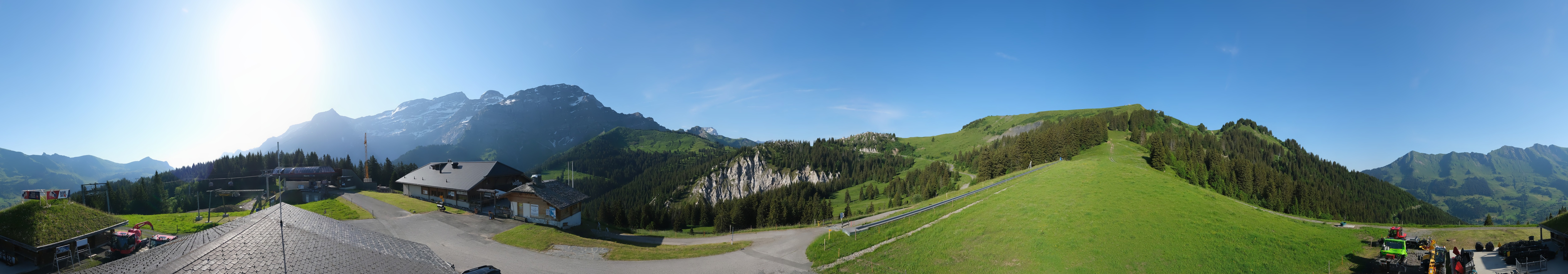 Archiv Foto Webcam Villars Gryon Diablerets Isenau Panorama