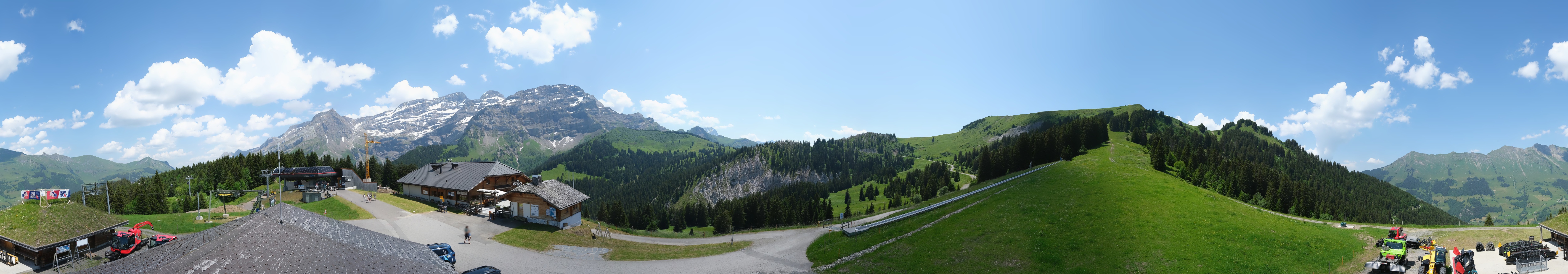 Archiv Foto Webcam Villars Gryon Diablerets Isenau Panorama