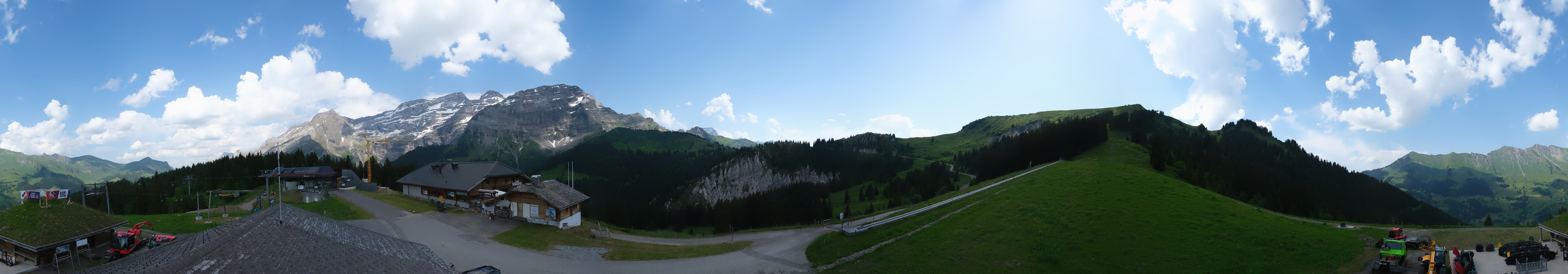 Archiv Foto Webcam Villars Gryon Diablerets Isenau Panorama