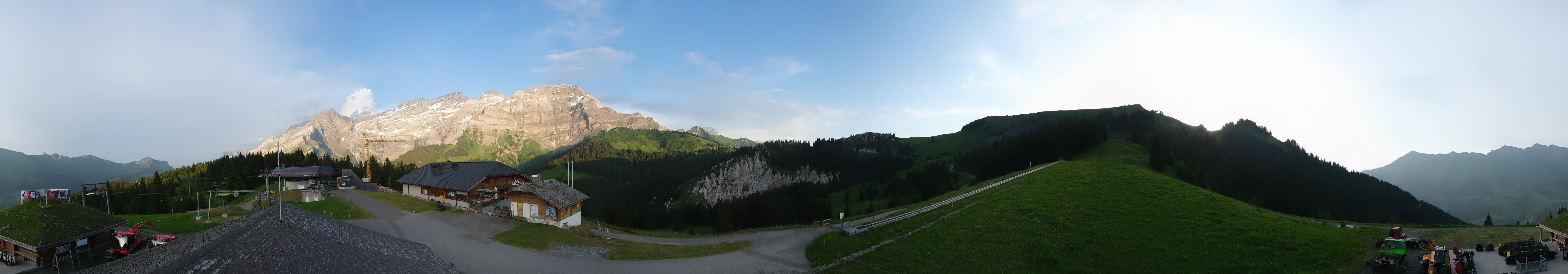 Archiv Foto Webcam Villars Gryon Diablerets Isenau Panorama