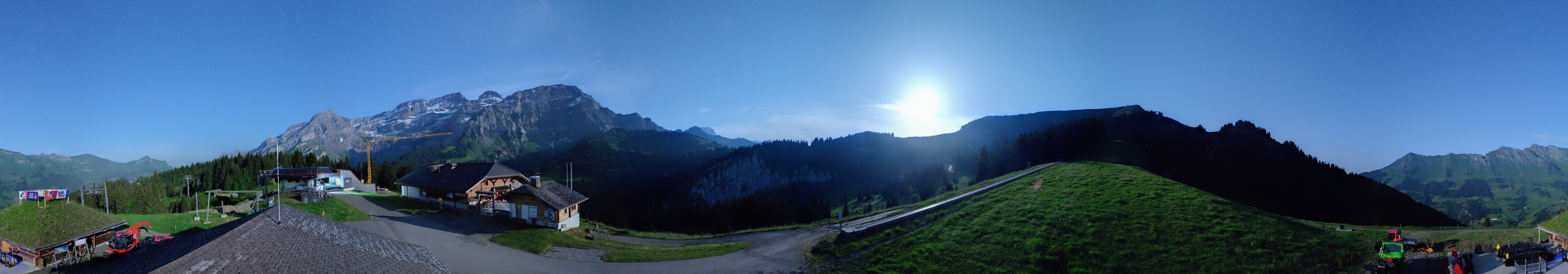 Archiv Foto Webcam Villars Gryon Diablerets Isenau Panorama