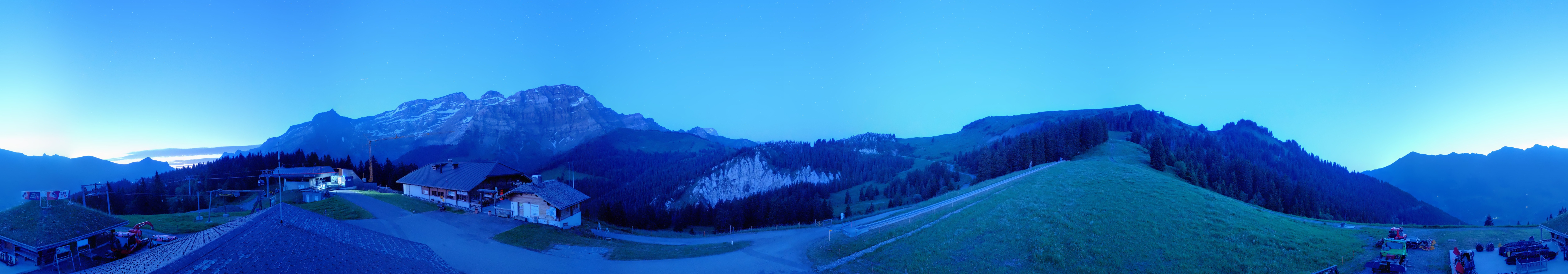 Archiv Foto Webcam Villars Gryon Diablerets Isenau Panorama