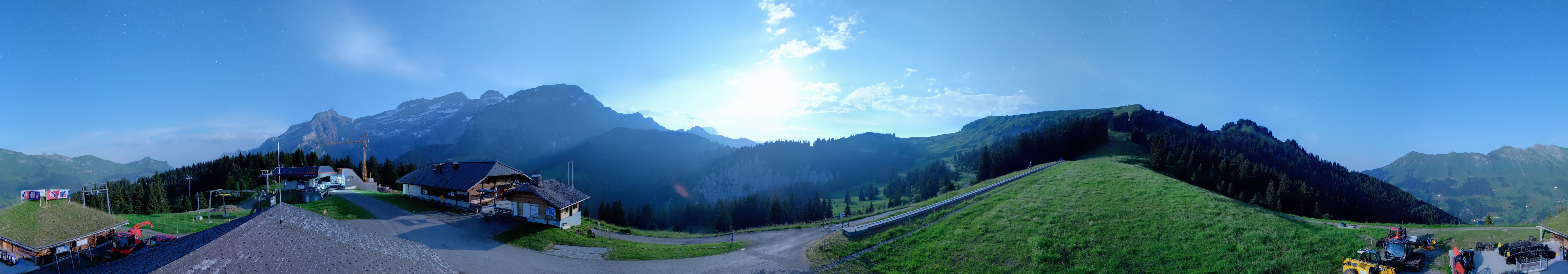 Archiv Foto Webcam Villars Gryon Diablerets Isenau Panorama