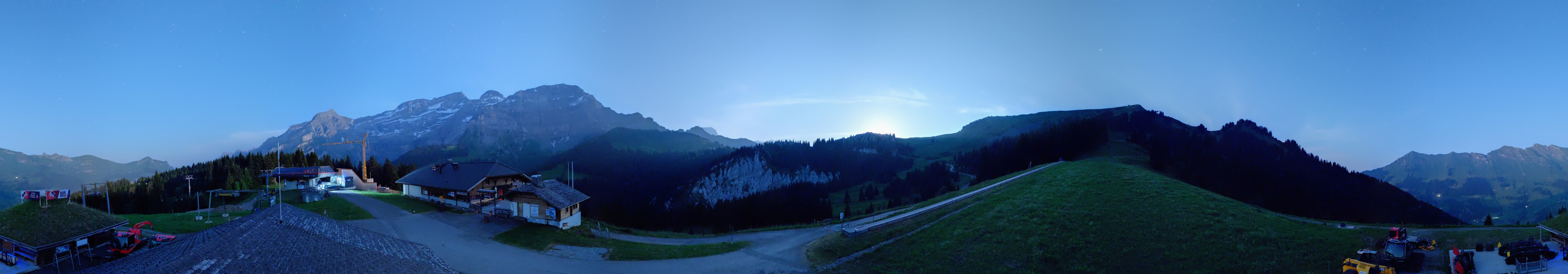 Archiv Foto Webcam Villars Gryon Diablerets Isenau Panorama
