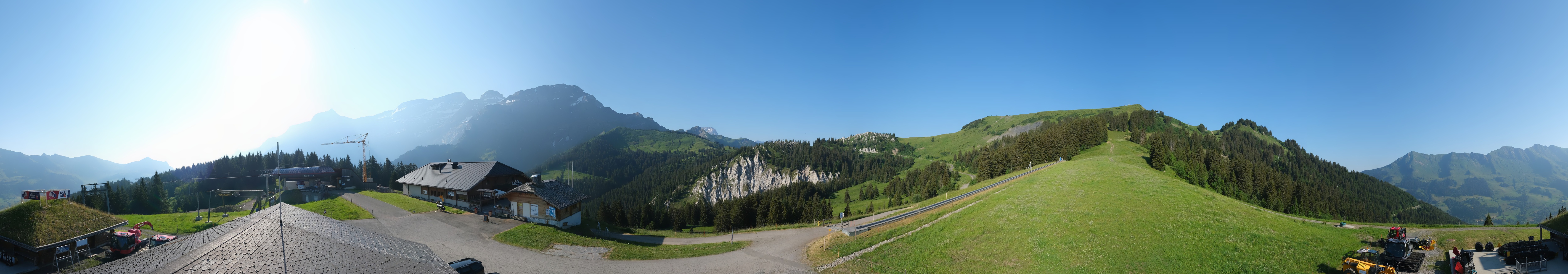 Archiv Foto Webcam Villars Gryon Diablerets Isenau Panorama