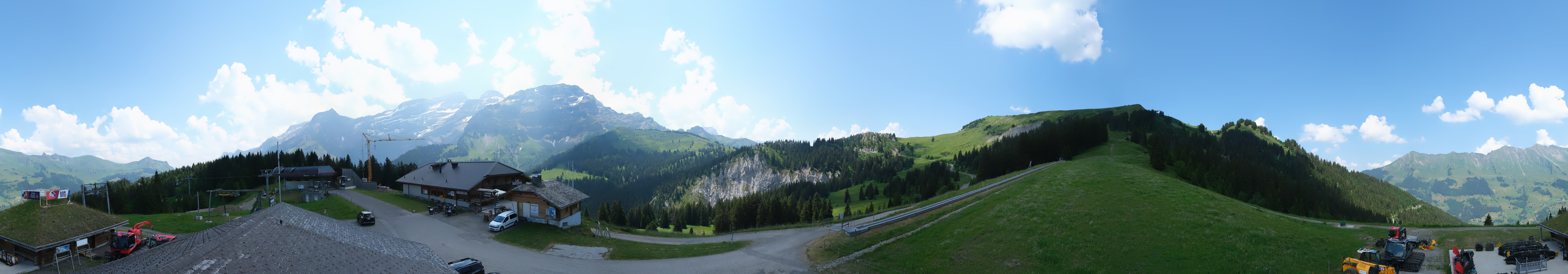 Archiv Foto Webcam Villars Gryon Diablerets Isenau Panorama