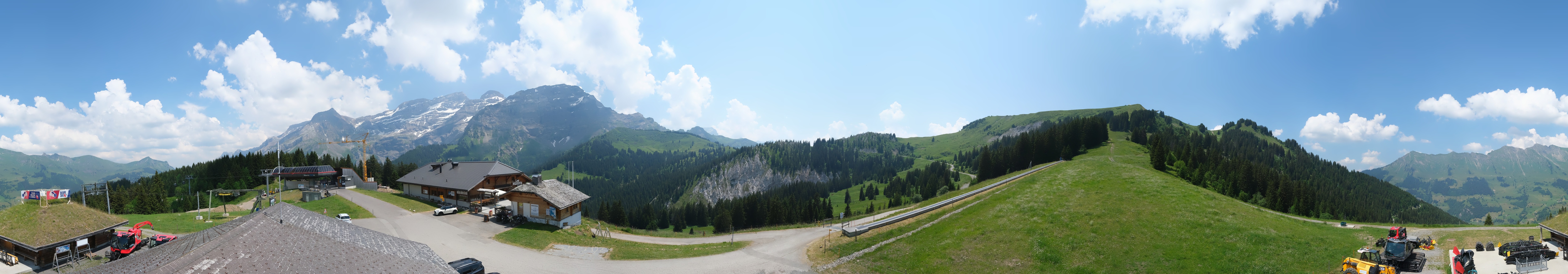 Archiv Foto Webcam Villars Gryon Diablerets Isenau Panorama