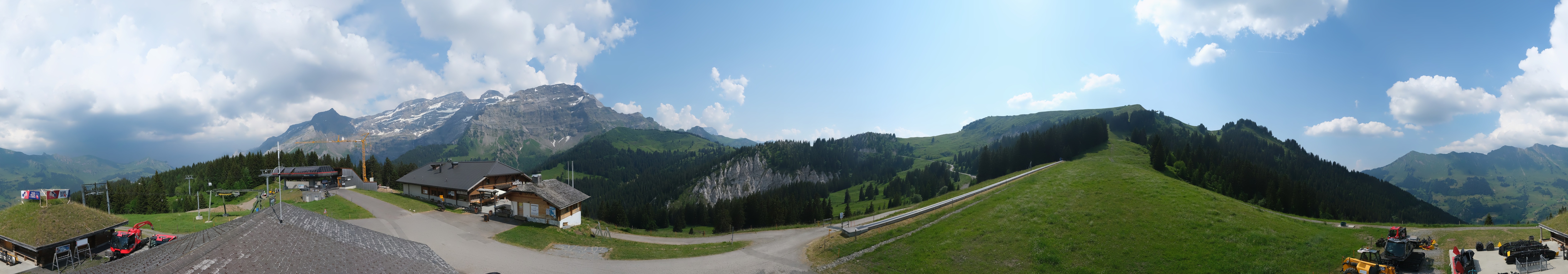 Archiv Foto Webcam Villars Gryon Diablerets Isenau Panorama