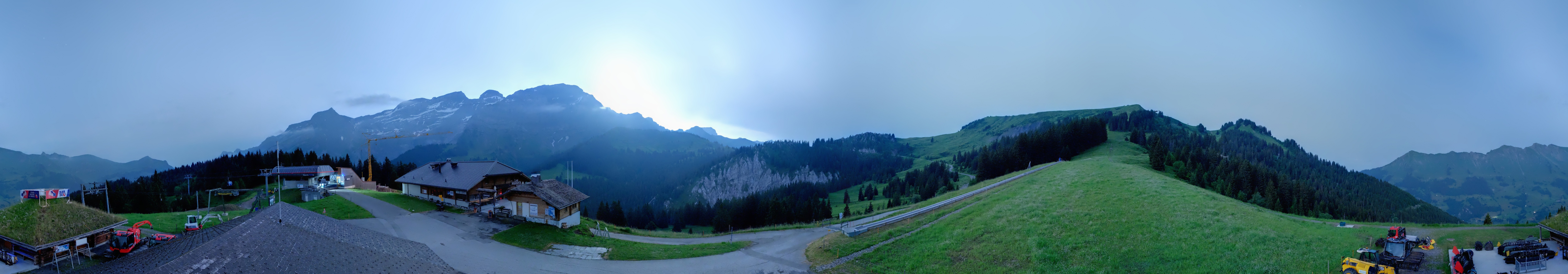 Archived image Webcam Villars Gryon Diablerets Isenau Roundshot
