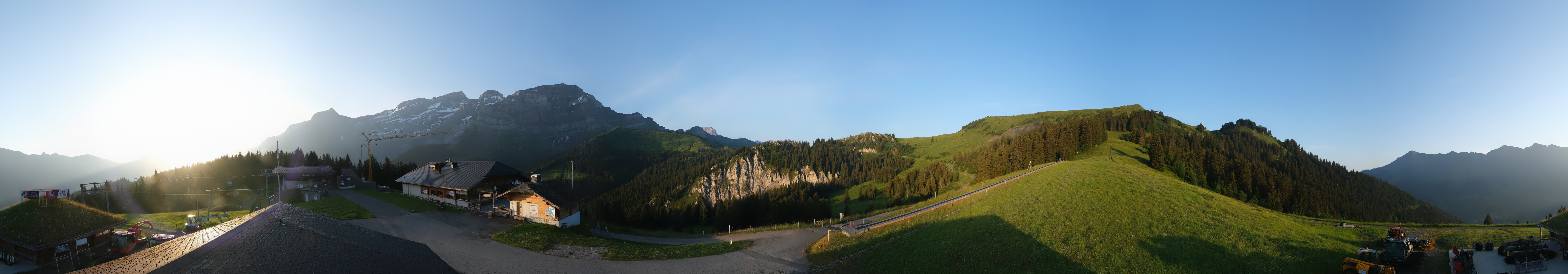 Archived image Webcam Villars Gryon Diablerets Isenau Roundshot