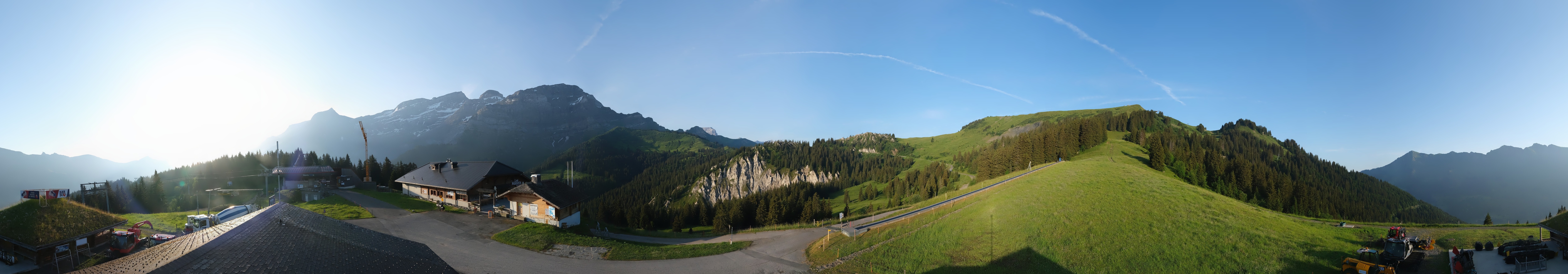 Archived image Webcam Villars Gryon Diablerets Isenau Roundshot