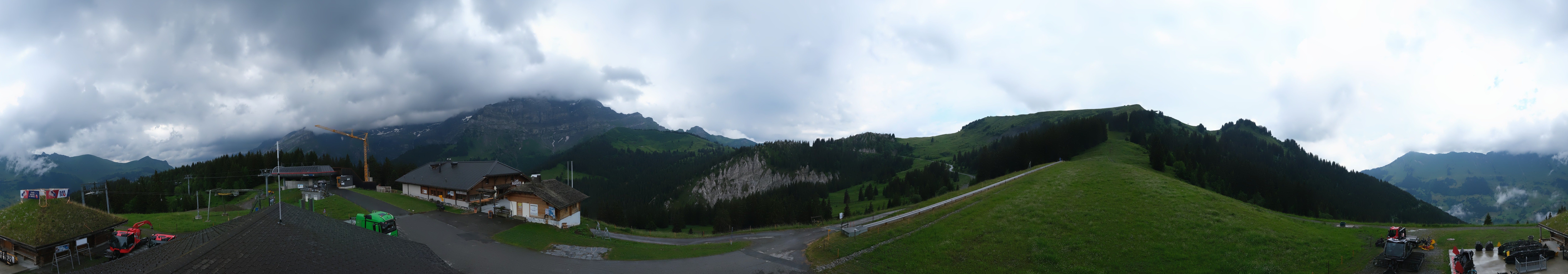 Archiv Foto Webcam Villars Gryon Diablerets Isenau Panorama