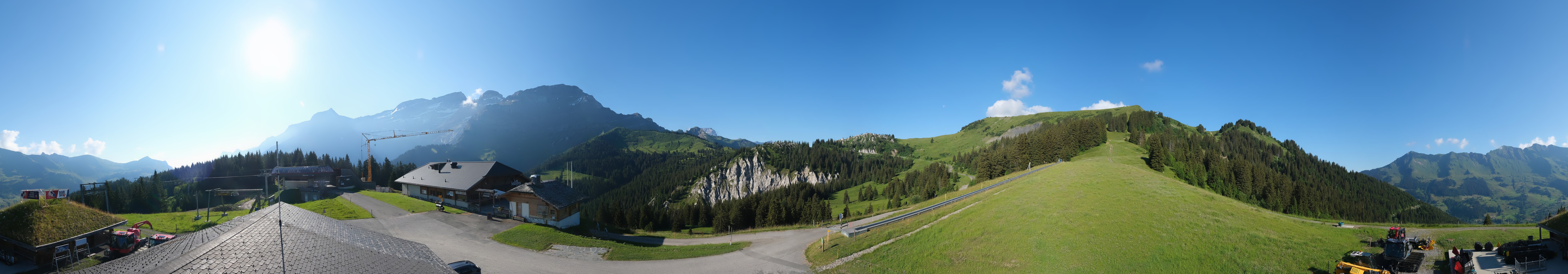 Archiv Foto Webcam Villars Gryon Diablerets Isenau Panorama