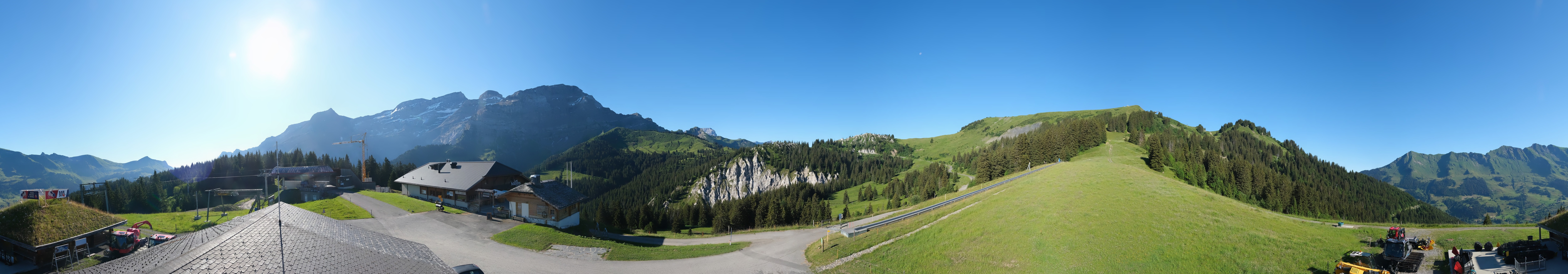 Archiv Foto Webcam Villars Gryon Diablerets Isenau Panorama