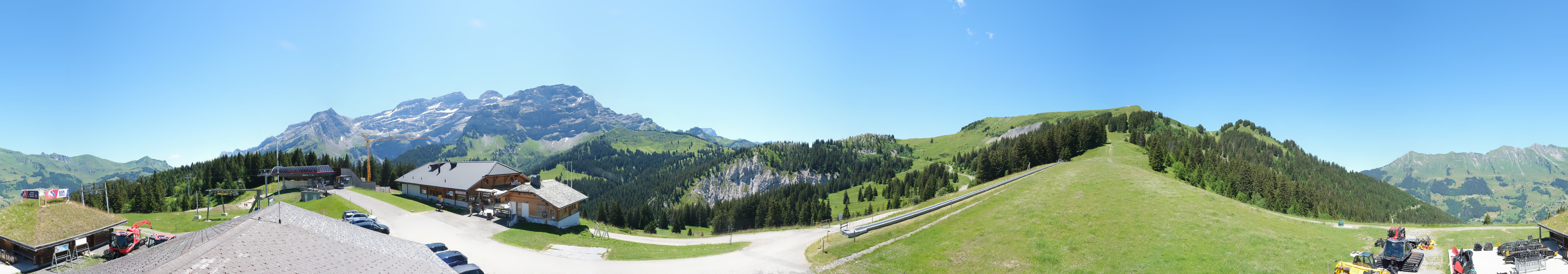 Archiv Foto Webcam Villars Gryon Diablerets Isenau Panorama