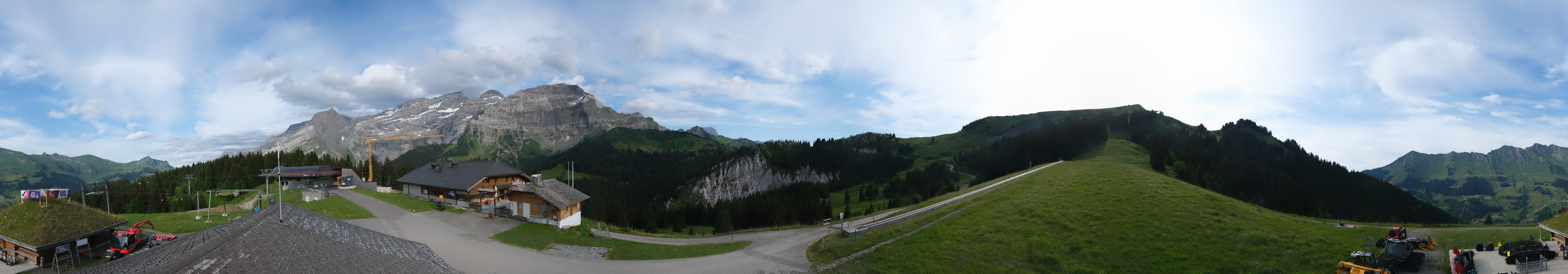 Archiv Foto Webcam Villars Gryon Diablerets Isenau Panorama