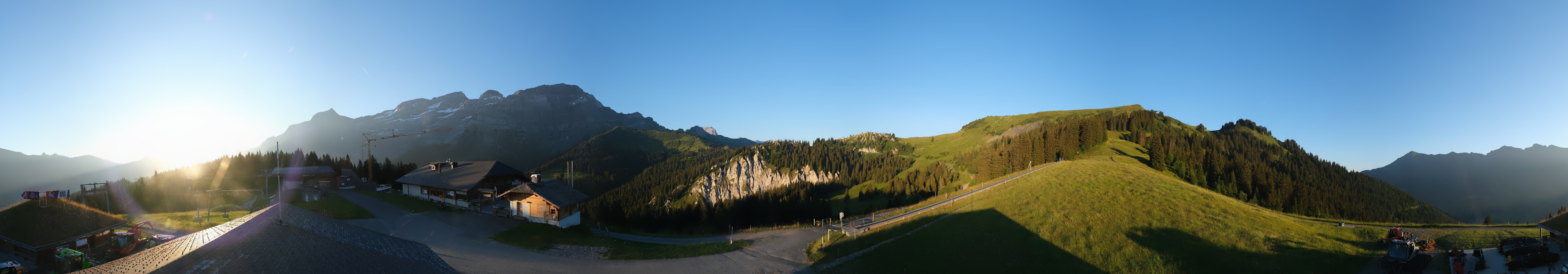 Archiv Foto Webcam Villars Gryon Diablerets Isenau Panorama