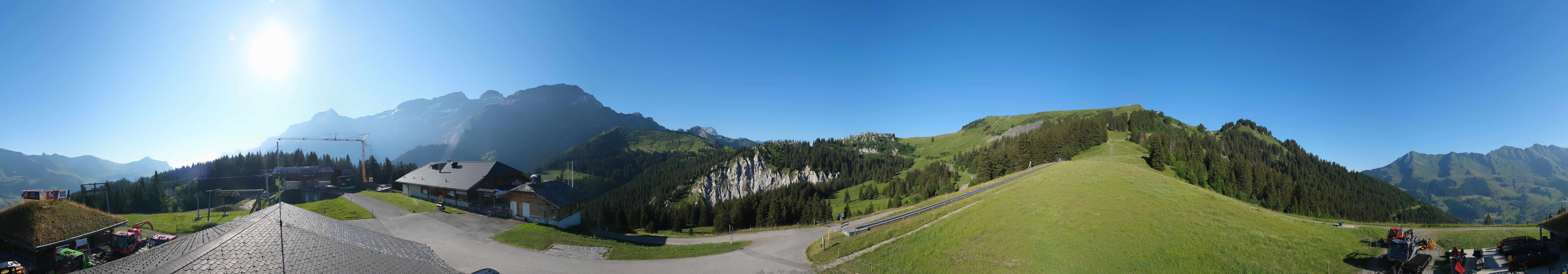 Archiv Foto Webcam Villars Gryon Diablerets Isenau Panorama