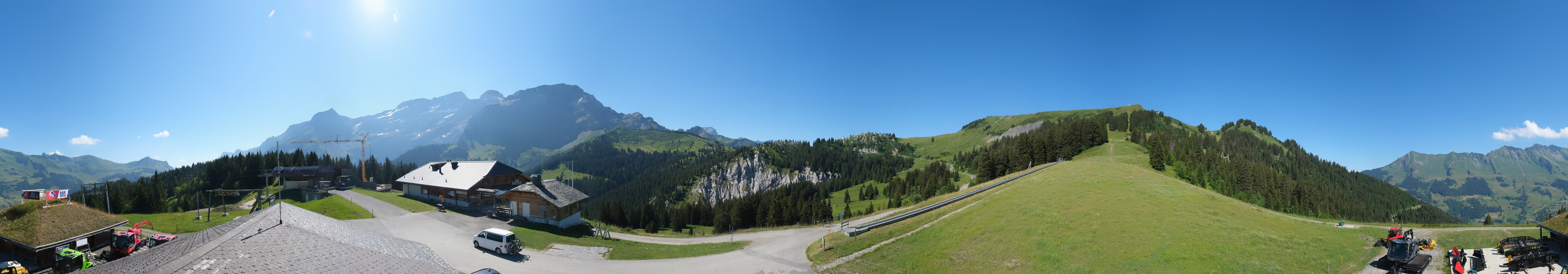 Archiv Foto Webcam Villars Gryon Diablerets Isenau Panorama