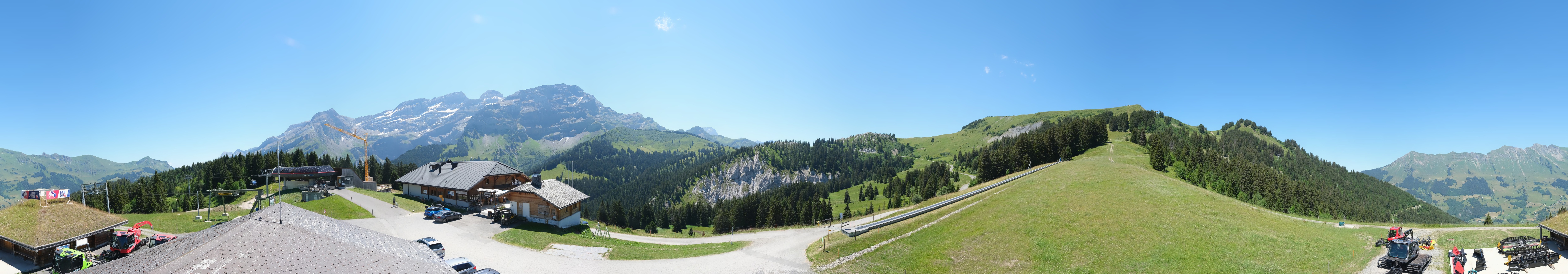 Archiv Foto Webcam Villars Gryon Diablerets Isenau Panorama