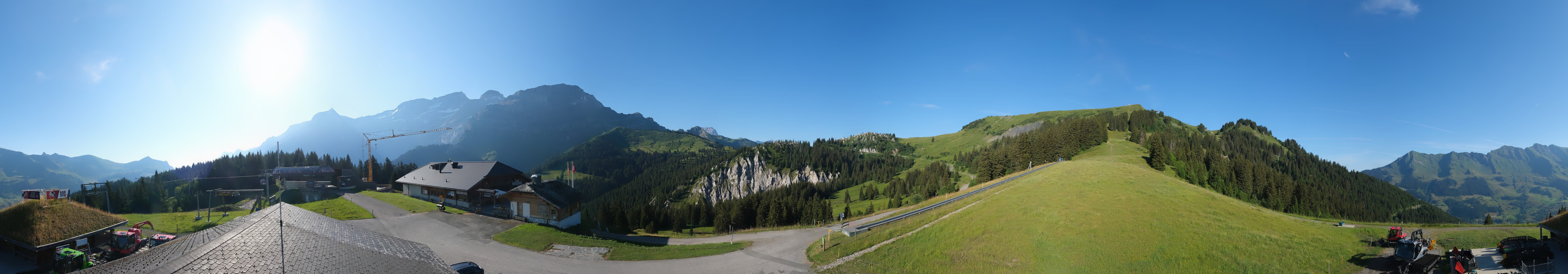 Archived image Webcam Villars Gryon Diablerets Isenau Roundshot