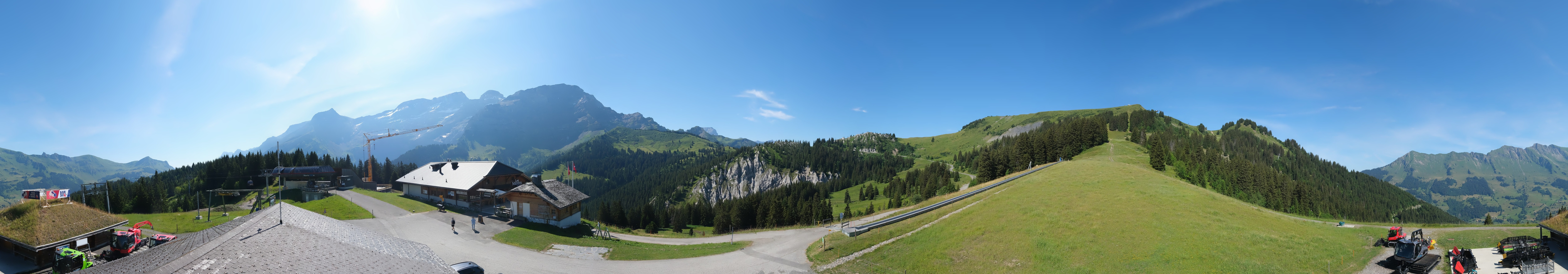 Archived image Webcam Villars Gryon Diablerets Isenau Roundshot