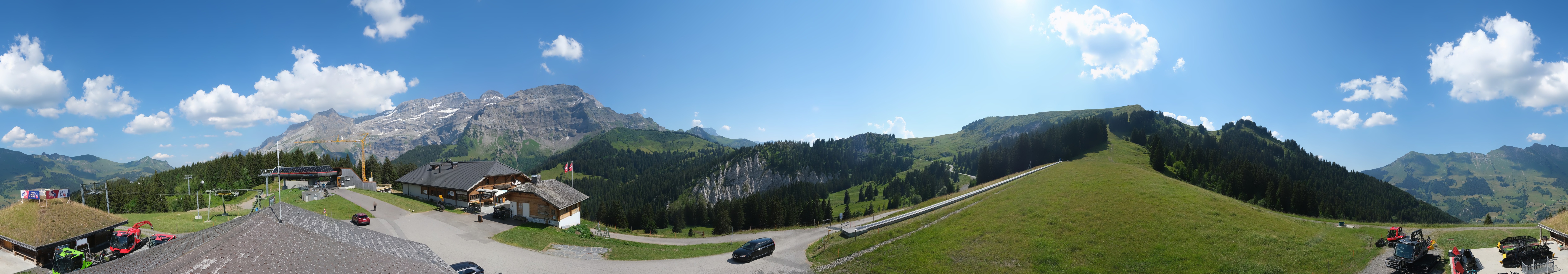 Archived image Webcam Villars Gryon Diablerets Isenau Roundshot