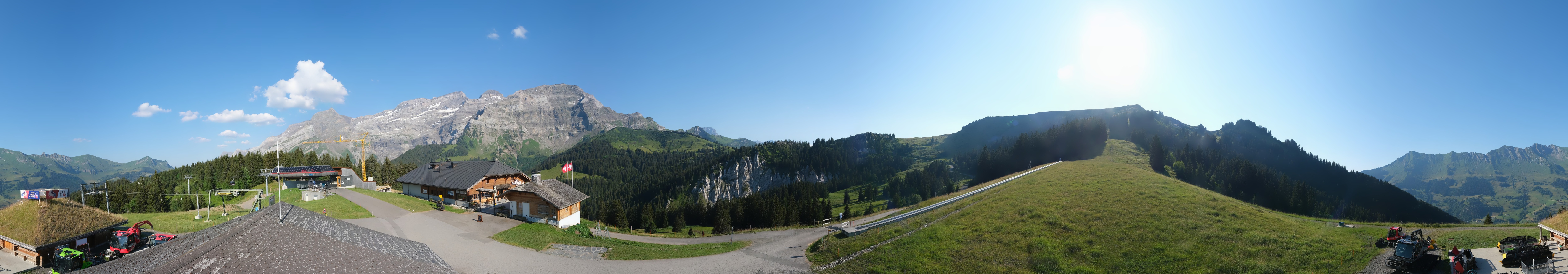 Archived image Webcam Villars Gryon Diablerets Isenau Roundshot