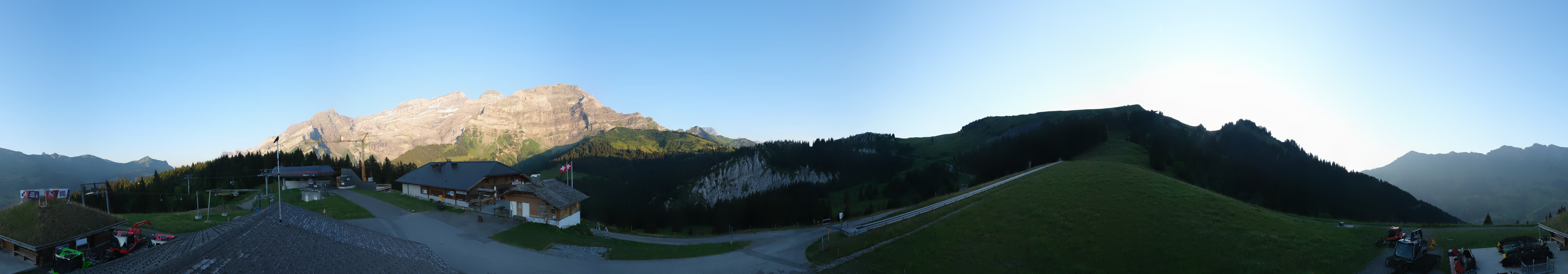 Archived image Webcam Villars Gryon Diablerets Isenau Roundshot