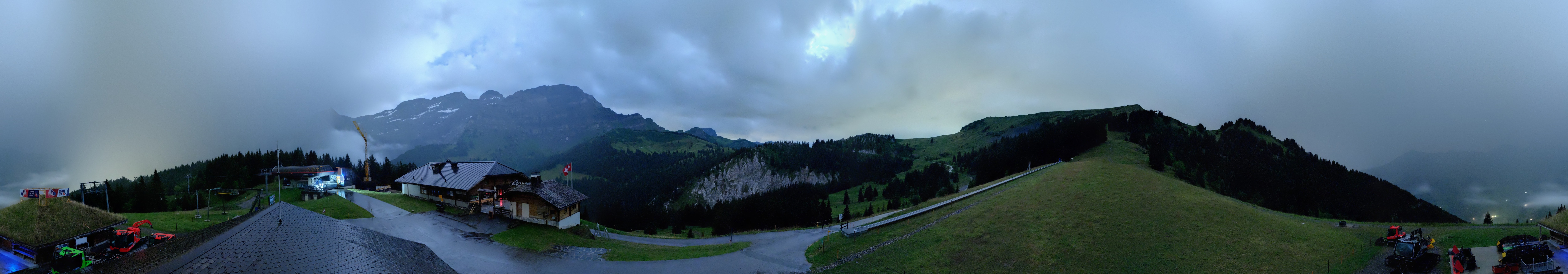 Archiv Foto Webcam Villars Gryon Diablerets Isenau Panorama