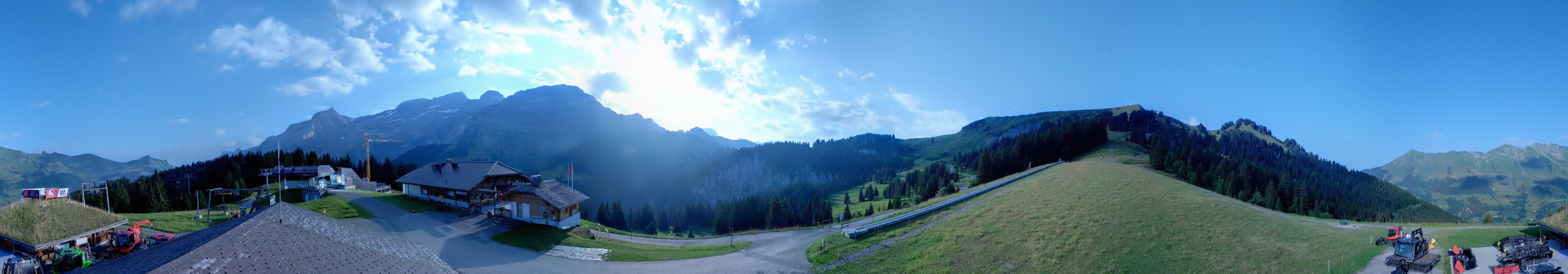 Archiv Foto Webcam Villars Gryon Diablerets Isenau Panorama