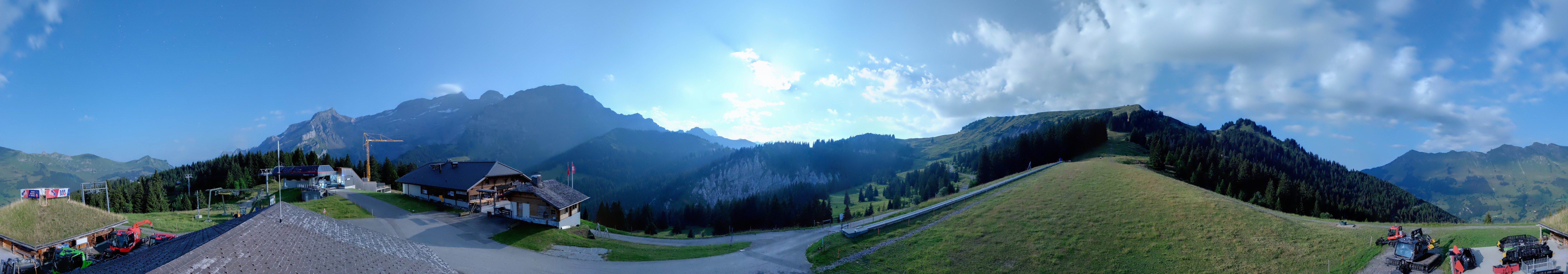 Archiv Foto Webcam Villars Gryon Diablerets Isenau Panorama