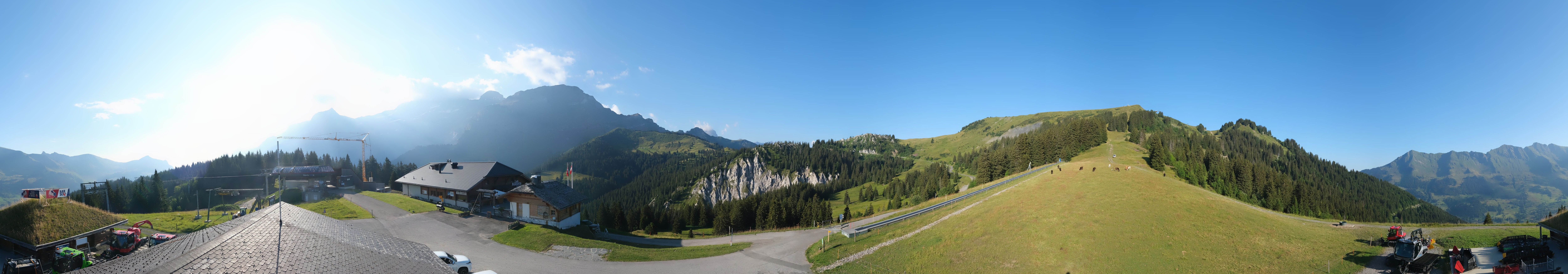 Archiv Foto Webcam Villars Gryon Diablerets Isenau Panorama