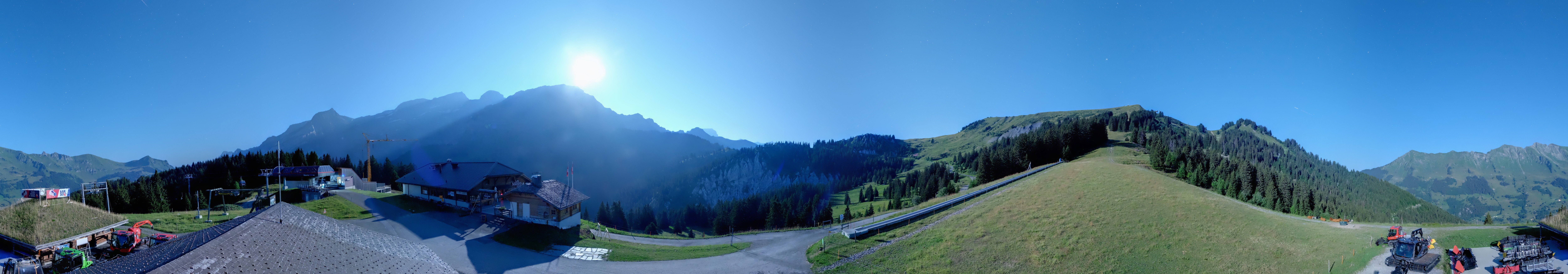 Archived image Webcam Villars Gryon Diablerets Isenau Roundshot