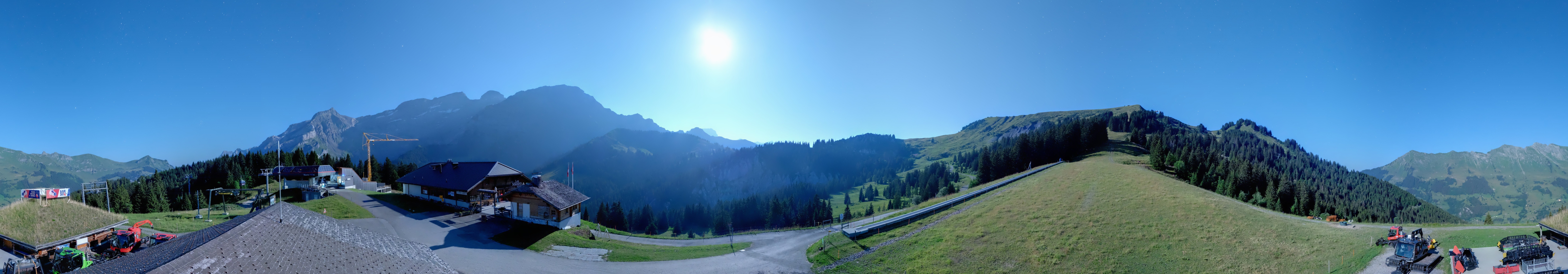 Archived image Webcam Villars Gryon Diablerets Isenau Roundshot