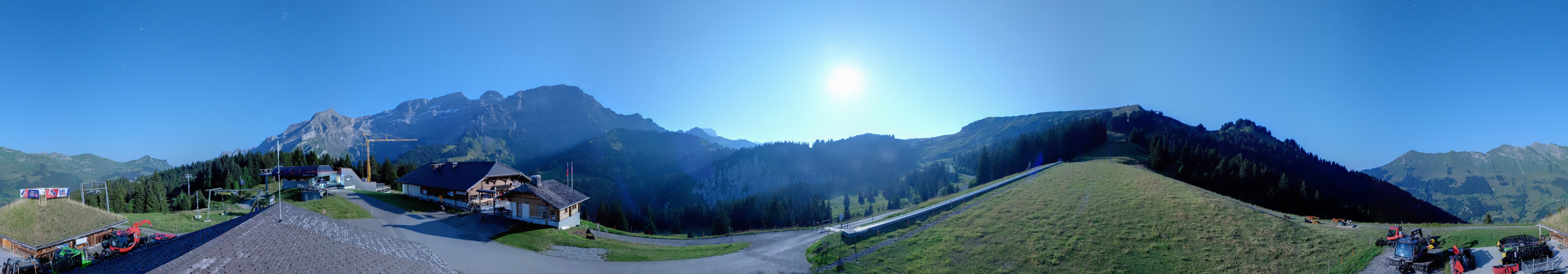 Archived image Webcam Villars Gryon Diablerets Isenau Roundshot