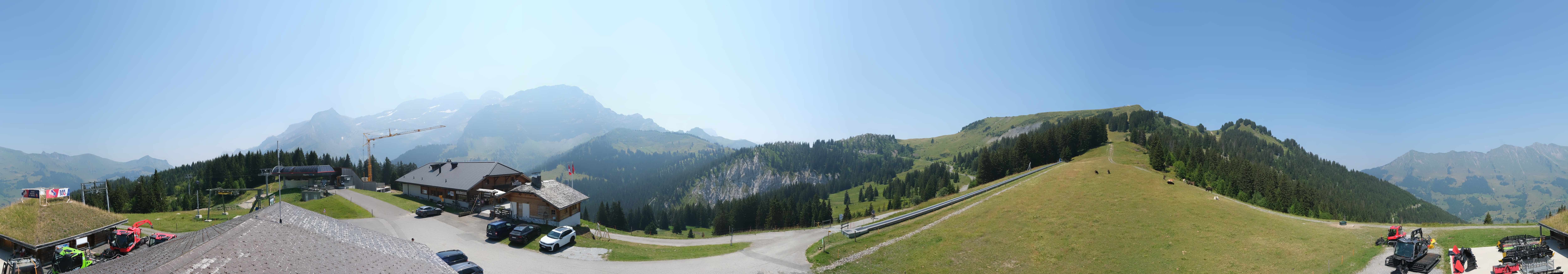 Archived image Webcam Villars Gryon Diablerets Isenau Roundshot