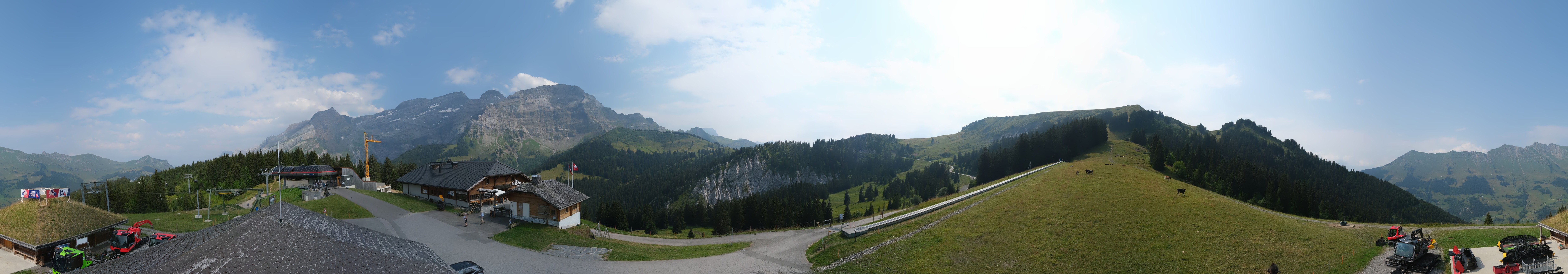 Archived image Webcam Villars Gryon Diablerets Isenau Roundshot