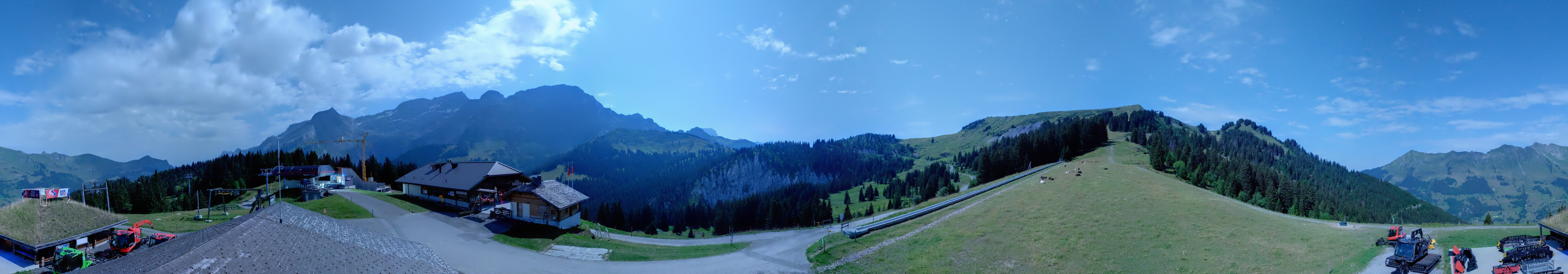 Archiv Foto Webcam Villars Gryon Diablerets Isenau Panorama