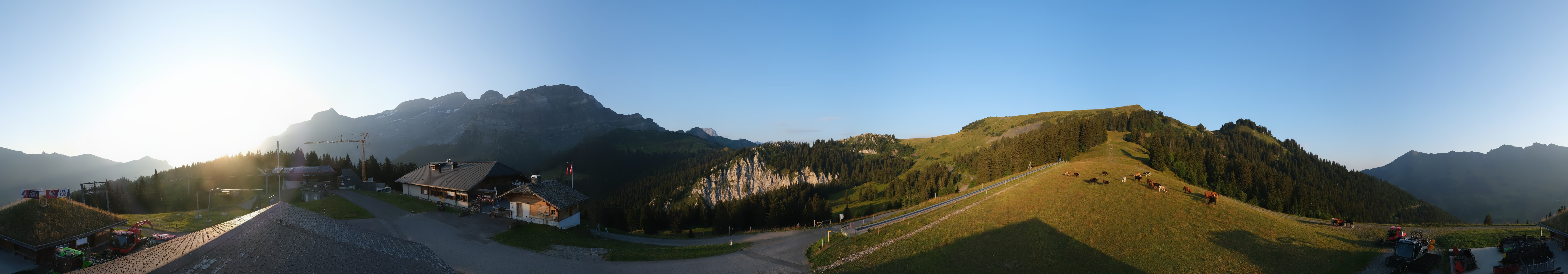 Archiv Foto Webcam Villars Gryon Diablerets Isenau Panorama