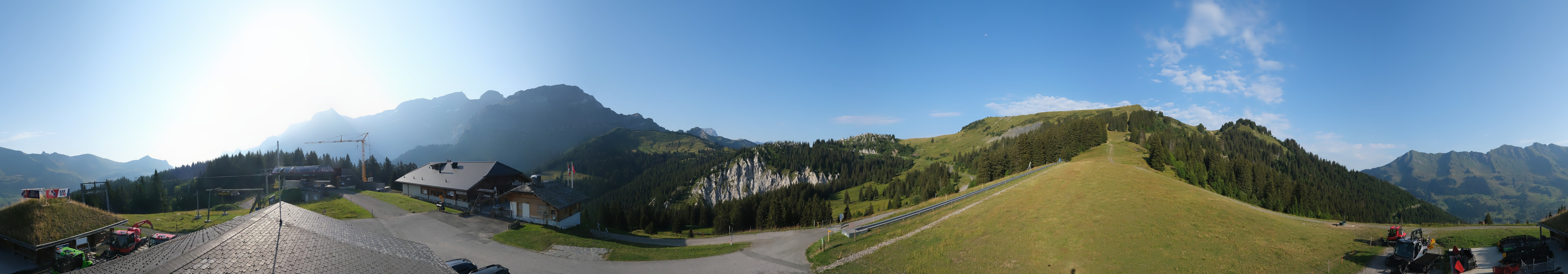 Archiv Foto Webcam Villars Gryon Diablerets Isenau Panorama