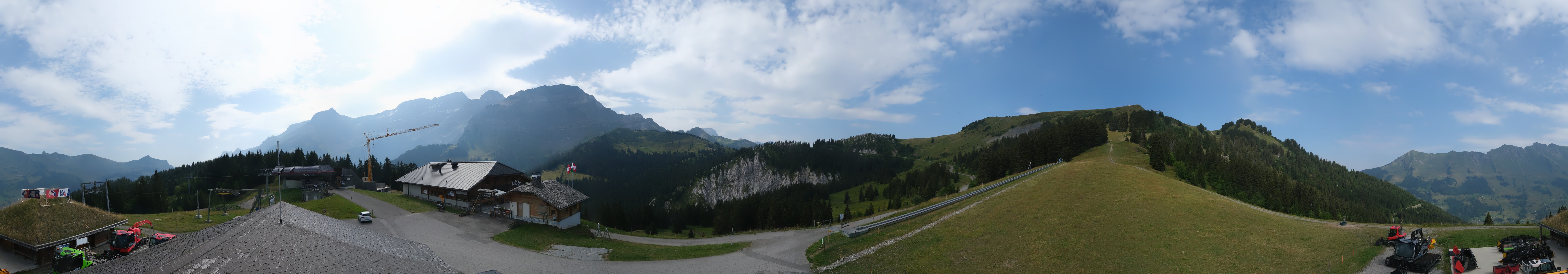 Archiv Foto Webcam Villars Gryon Diablerets Isenau Panorama