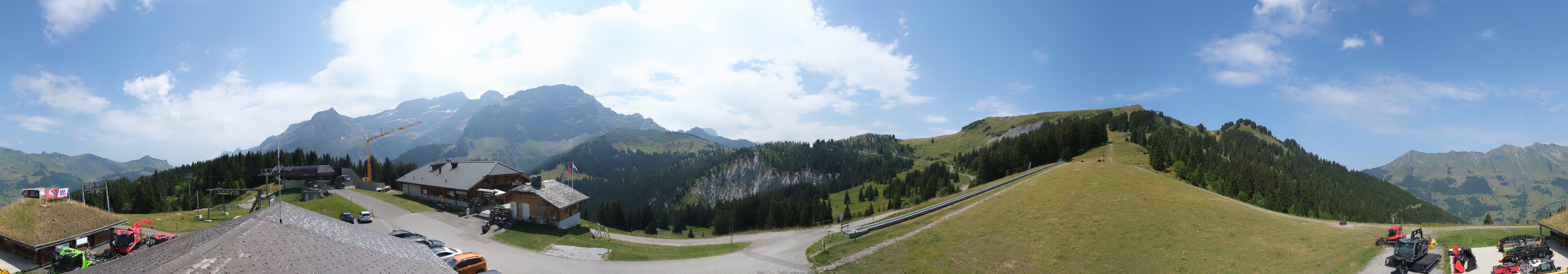 Archiv Foto Webcam Villars Gryon Diablerets Isenau Panorama