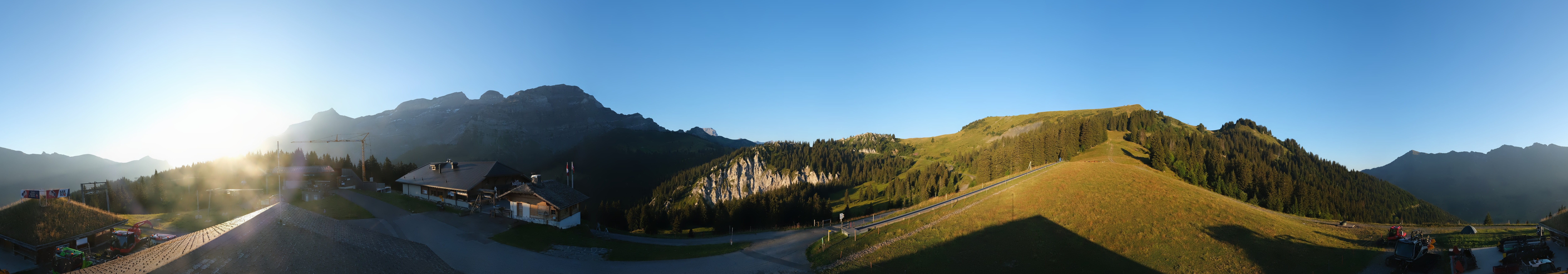 Archiv Foto Webcam Villars Gryon Diablerets Isenau Panorama