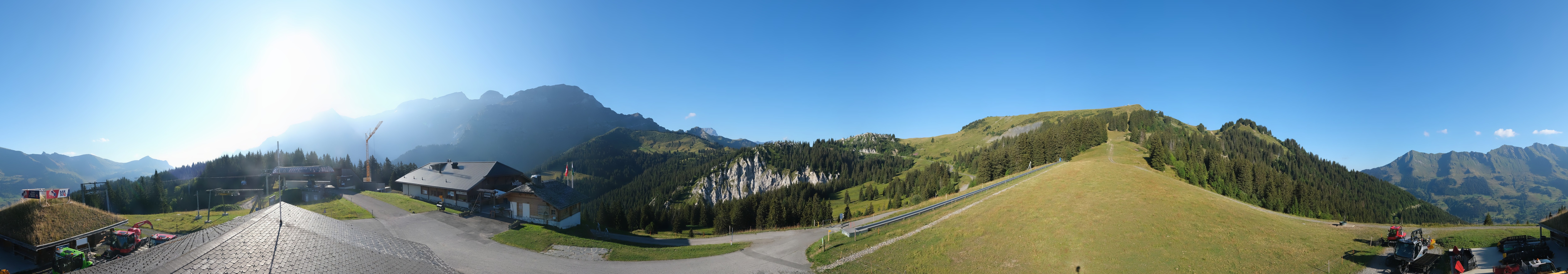 Archiv Foto Webcam Villars Gryon Diablerets Isenau Panorama