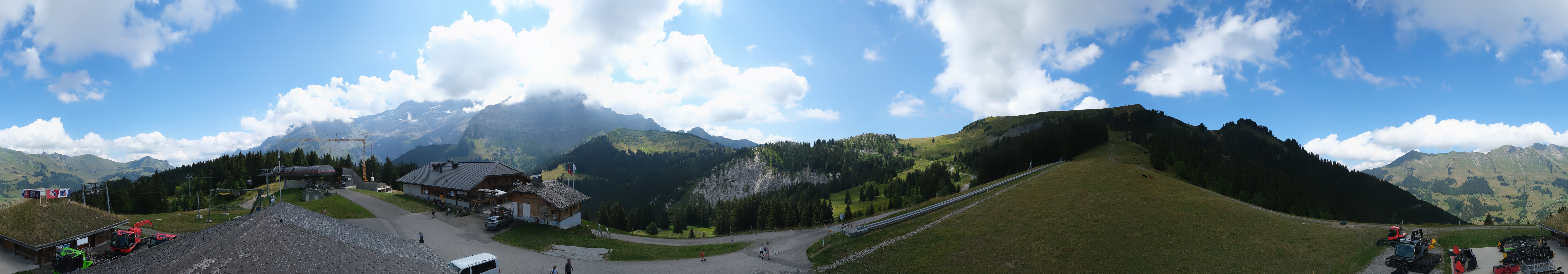 Archiv Foto Webcam Villars Gryon Diablerets Isenau Panorama